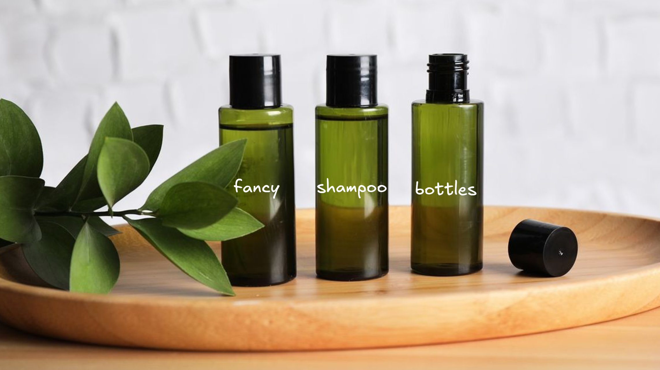 Fancy Shampoo Bottles