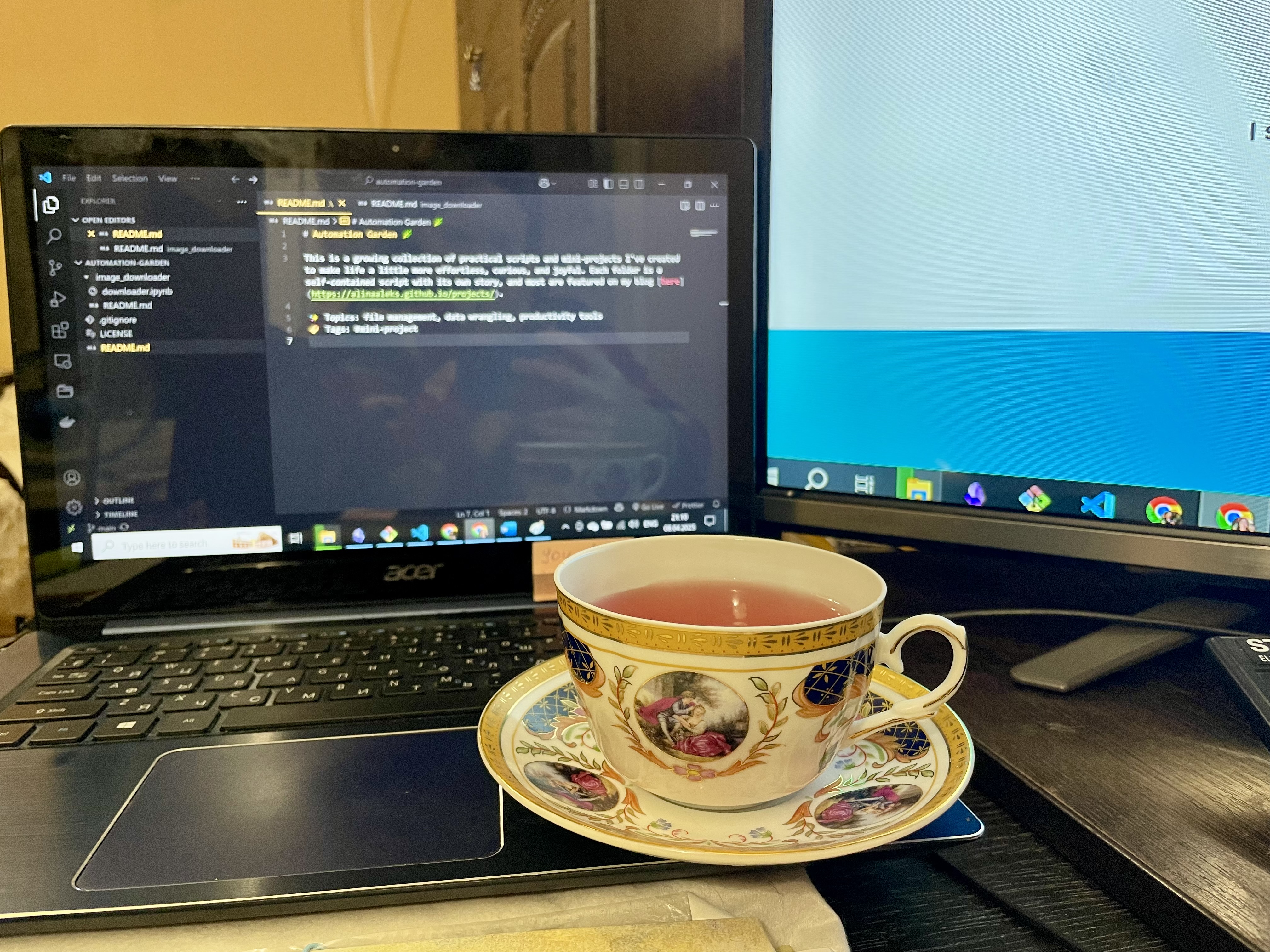 A Story Told Over Tea (with Python)
